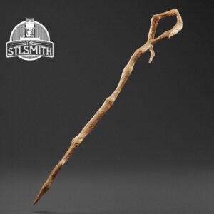 recluse's staff render bronze