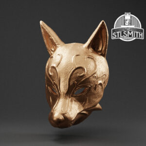 red fox's mask render bronze
