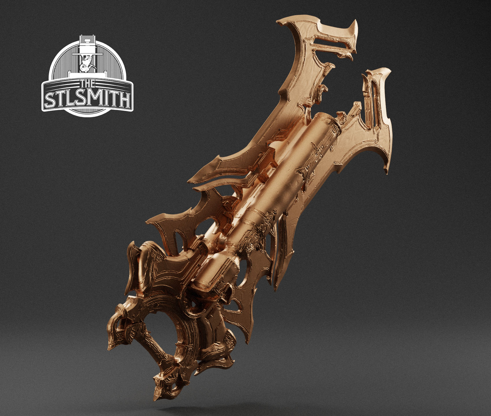 redeemer prime gunblade render bronze redeemer prime gunblade render bronze