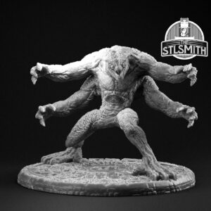 reptiloid render bw