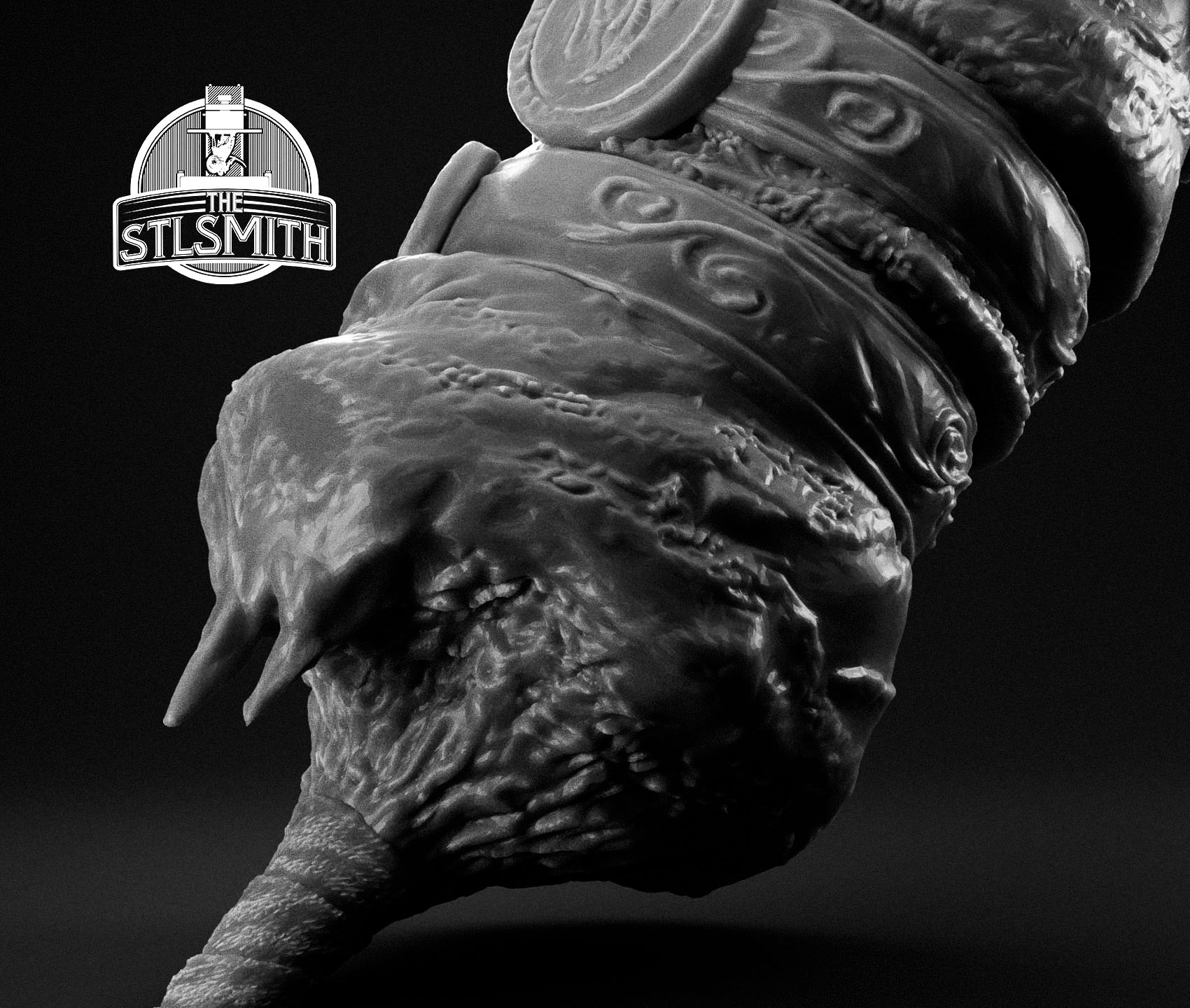 ringed finger render bw 02 ringed finger render bw 02