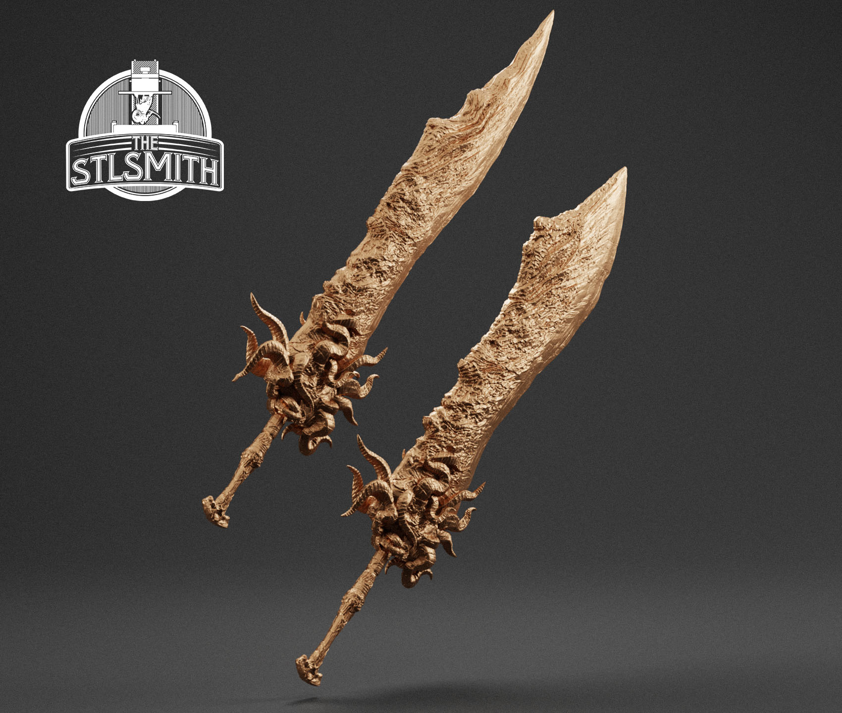 ringed knight paired greatsword render bronze ringed knight paired greatsword render bronze