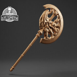 rosus's axe render bronze