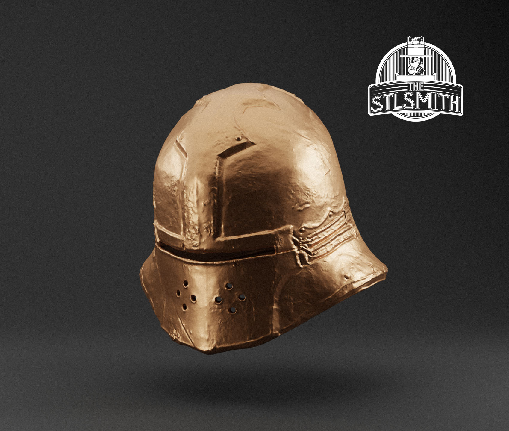 royal swordsman helm render bronze royal swordsman helm render bronze