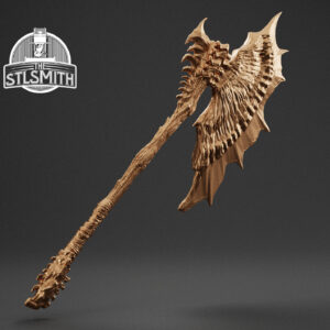 ruiner axe render bronze