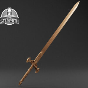 ruler's sword render bronze
