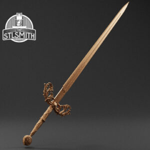sacred greatsword render bronze