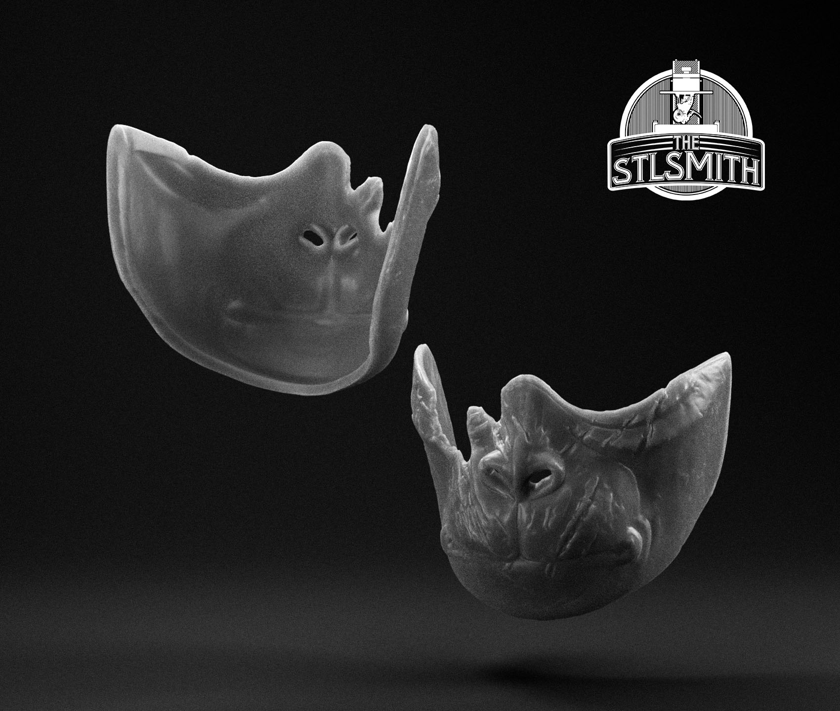 sacred mountain messenger mask render bw sacred mountain messenger mask render bw