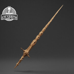 sacred relic sword render bronze