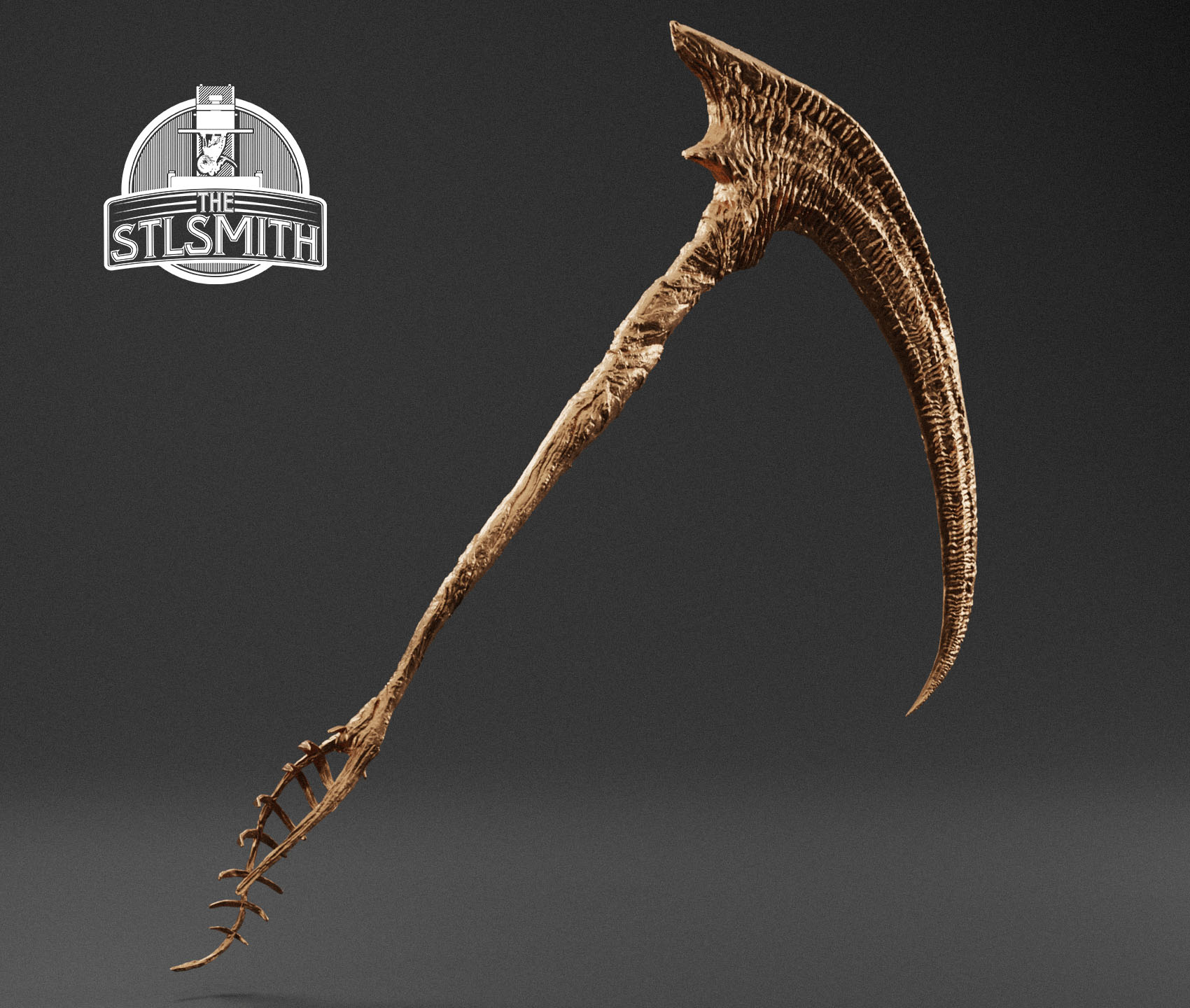 scythe of want render bronze scythe of want render bronze