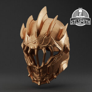 sentinel slayer helmet render bronze