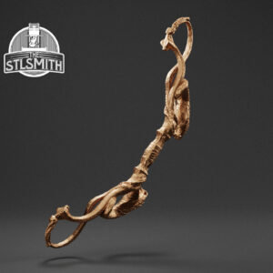 serpent bow render bronze