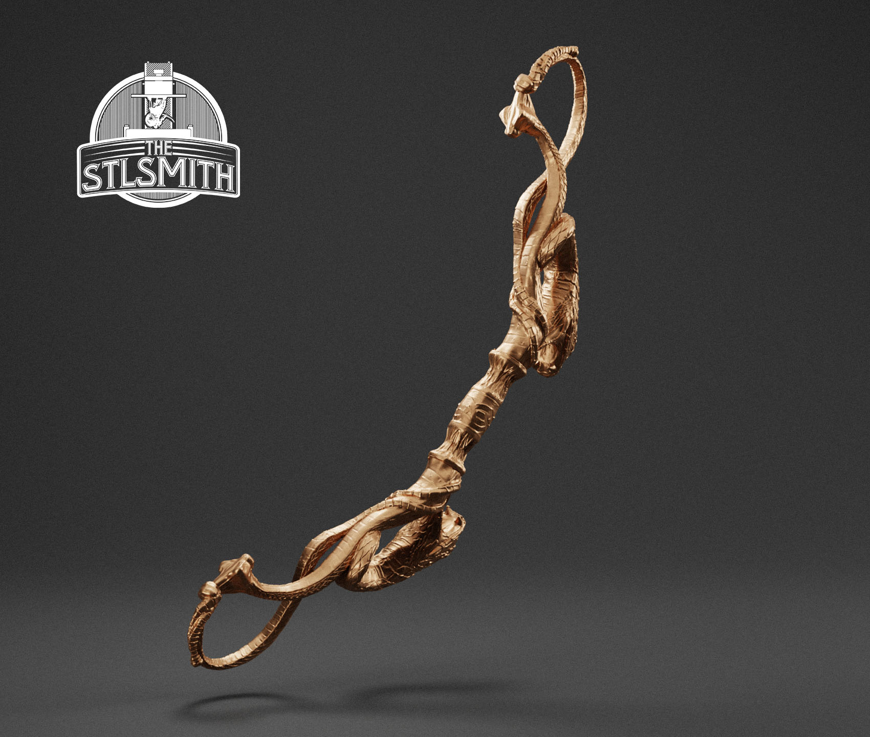 serpent bow render bronze serpent bow render bronze