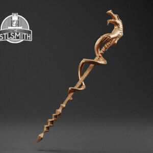 serpent's tail render bronze