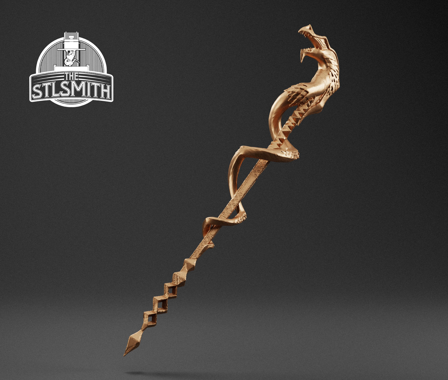 serpent's tail render bronze serpent's tail render bronze