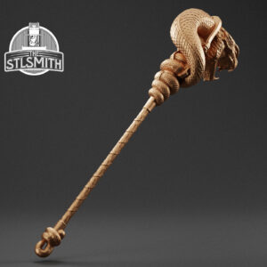 silent evangelists' mace render bronze
