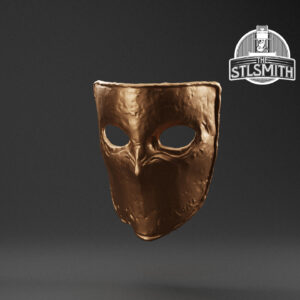 silver mask render bronze