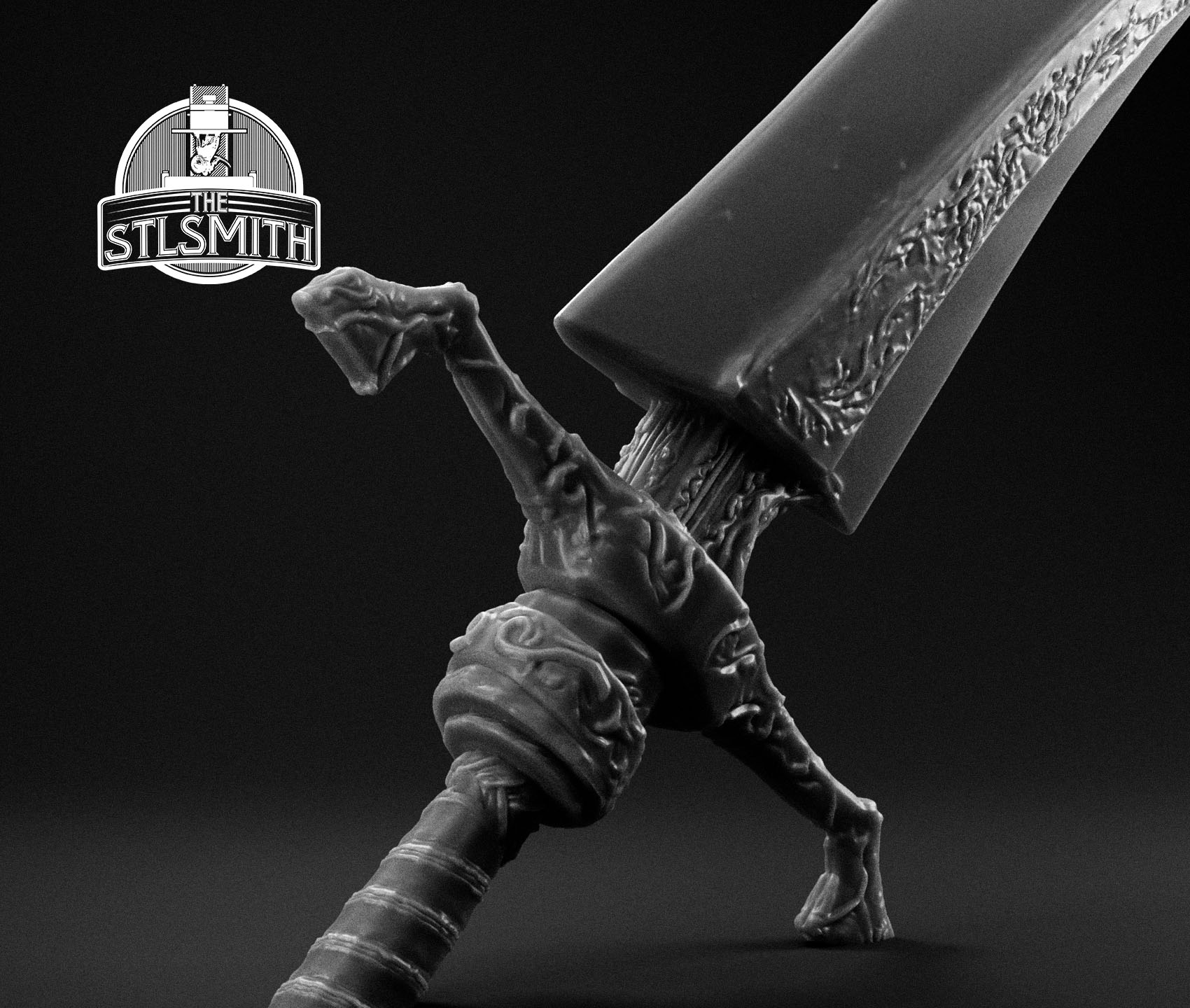simon's bowblade sword 02 render bw simon's bowblade sword 02 render bw