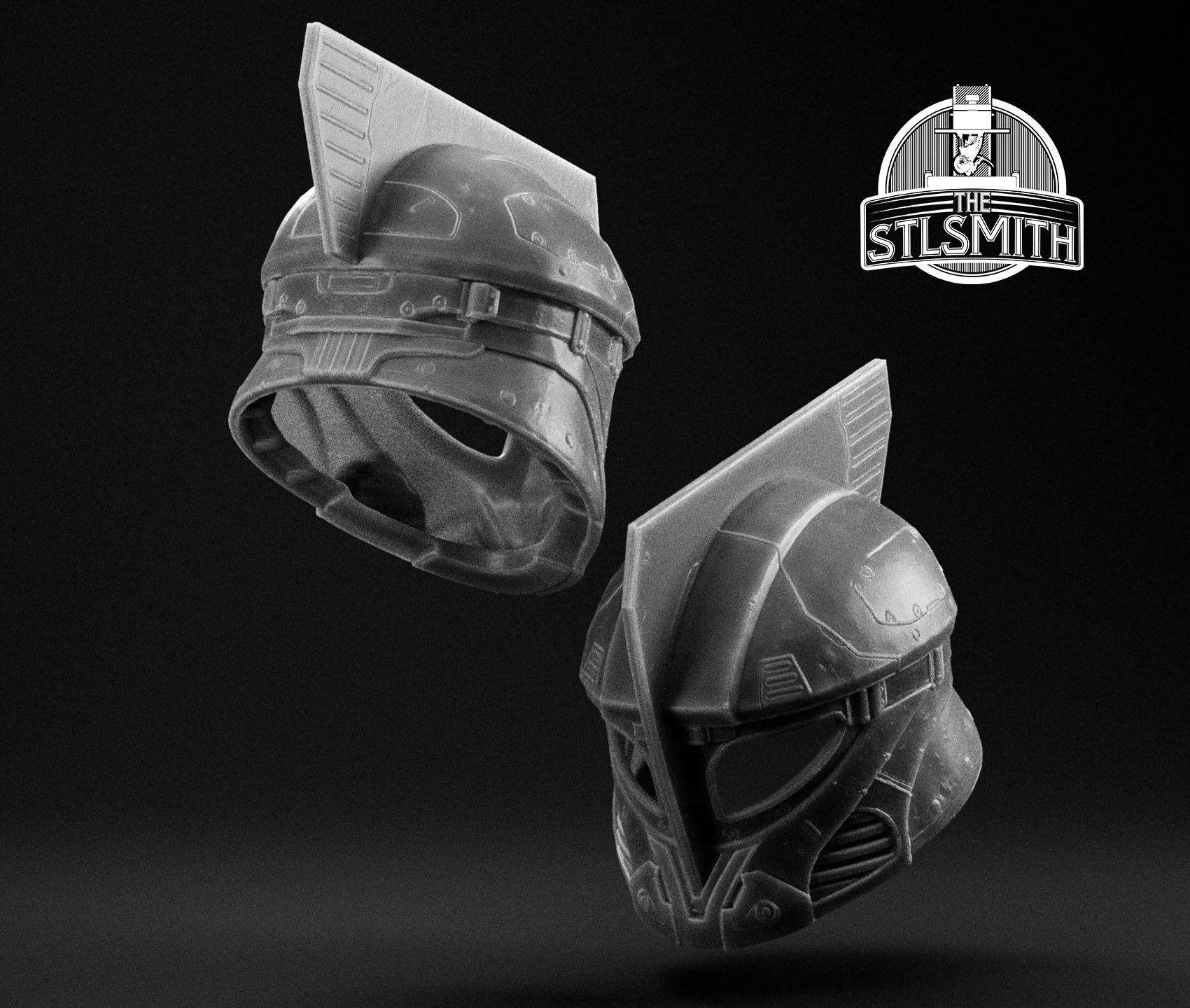 sky marshal helmet render bw sky marshal helmet render bw