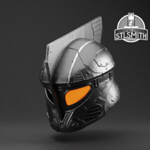 sky marshal helmet render silver