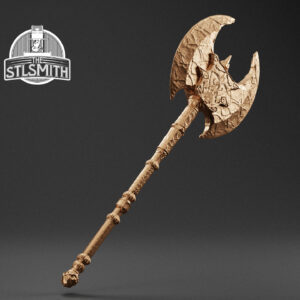 stalhrim battleaxe render bronze