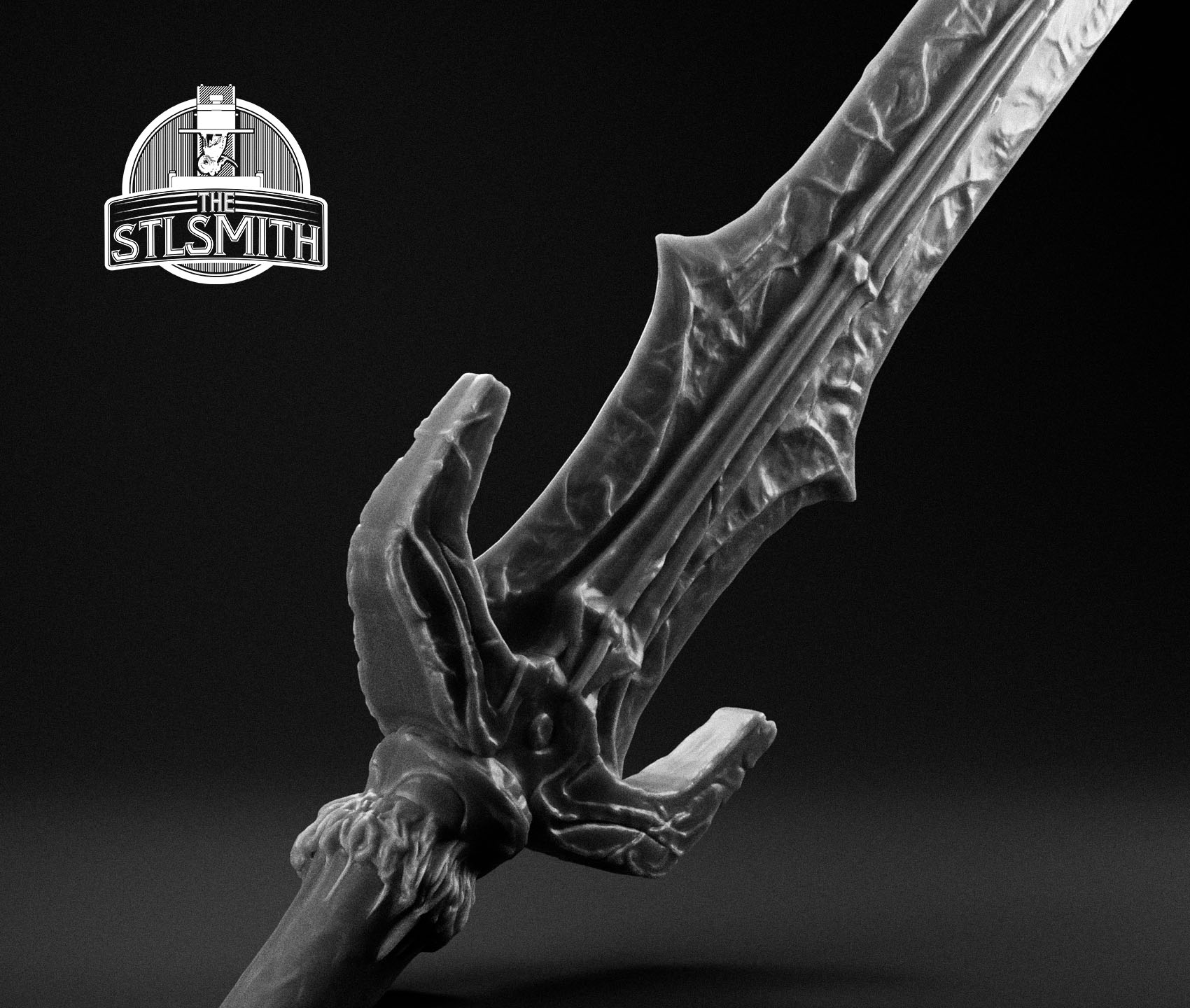 stalhrim greatsword render bw 02 stalhrim greatsword render bw 02