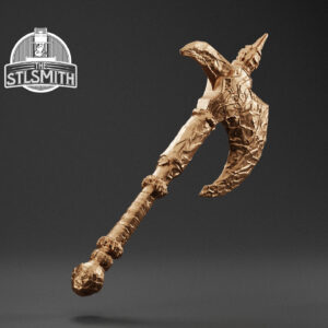 stalhrim war axe render bronze