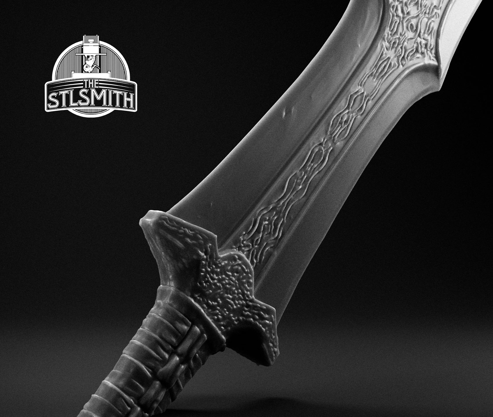 stalwart sword 02 render bw stalwart sword 02 render bw