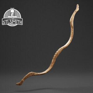 steel bow render bronze