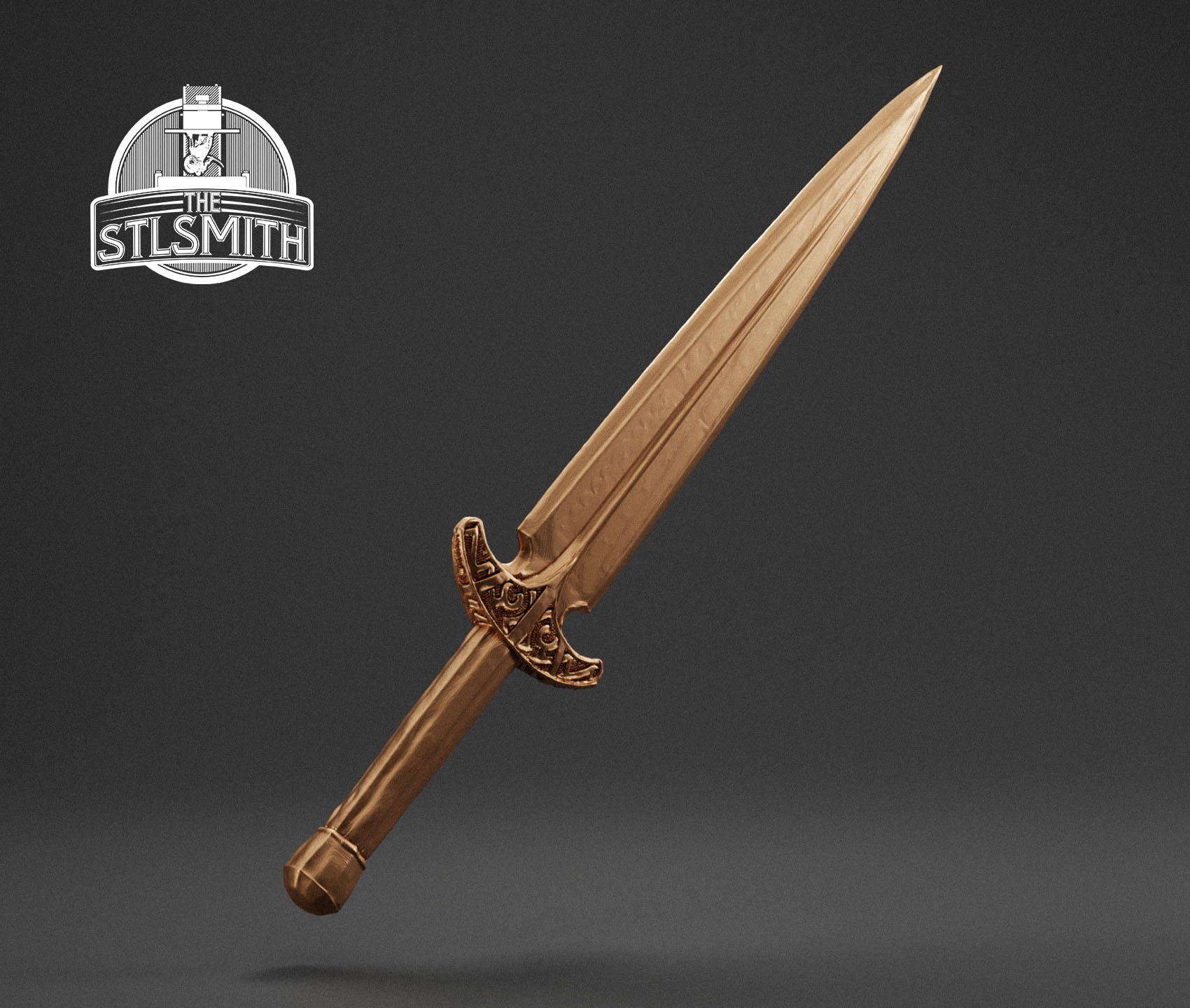 steel dagger render bronze steel dagger render bronze