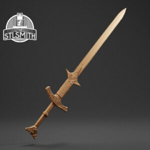 steel greatsword render bronze