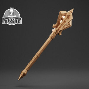 steel mace render bronze