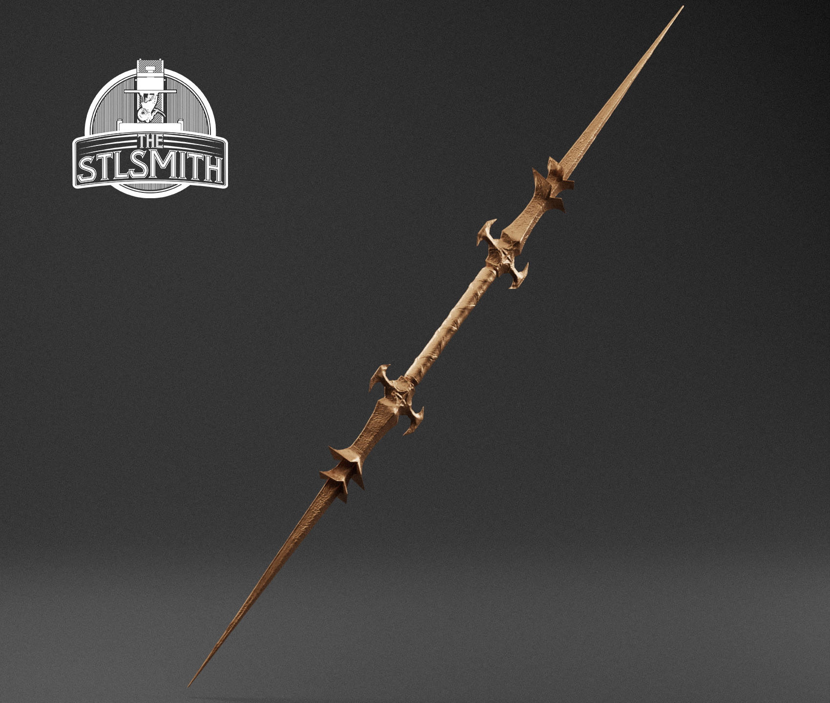 stone twinblade render bronze stone twinblade render bronze