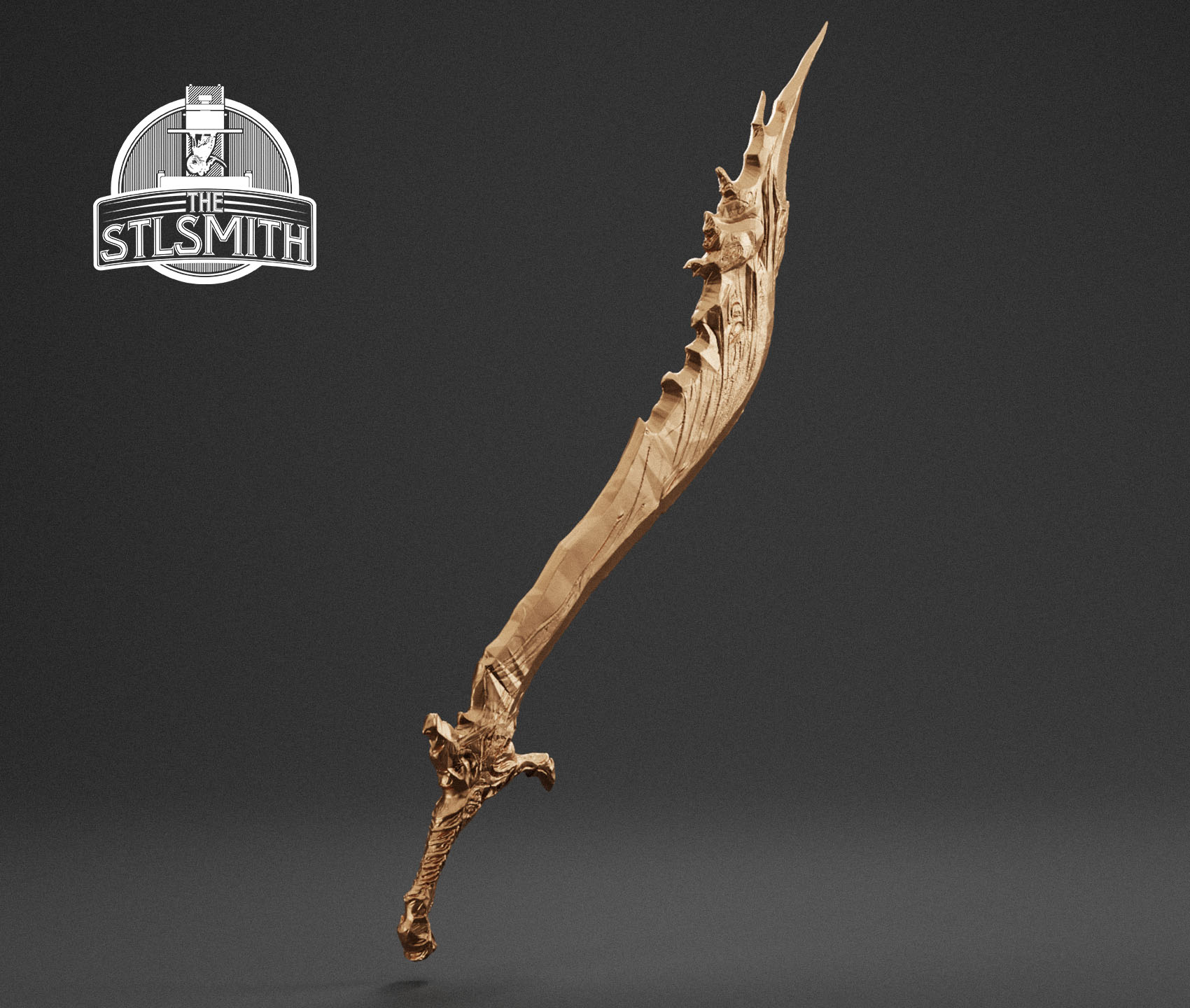 storm curved sword render bronze storm curved sword render bronze