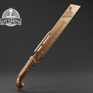 strauss & broda machete render bronze