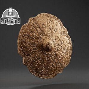 sun of black heaven shield render bronze