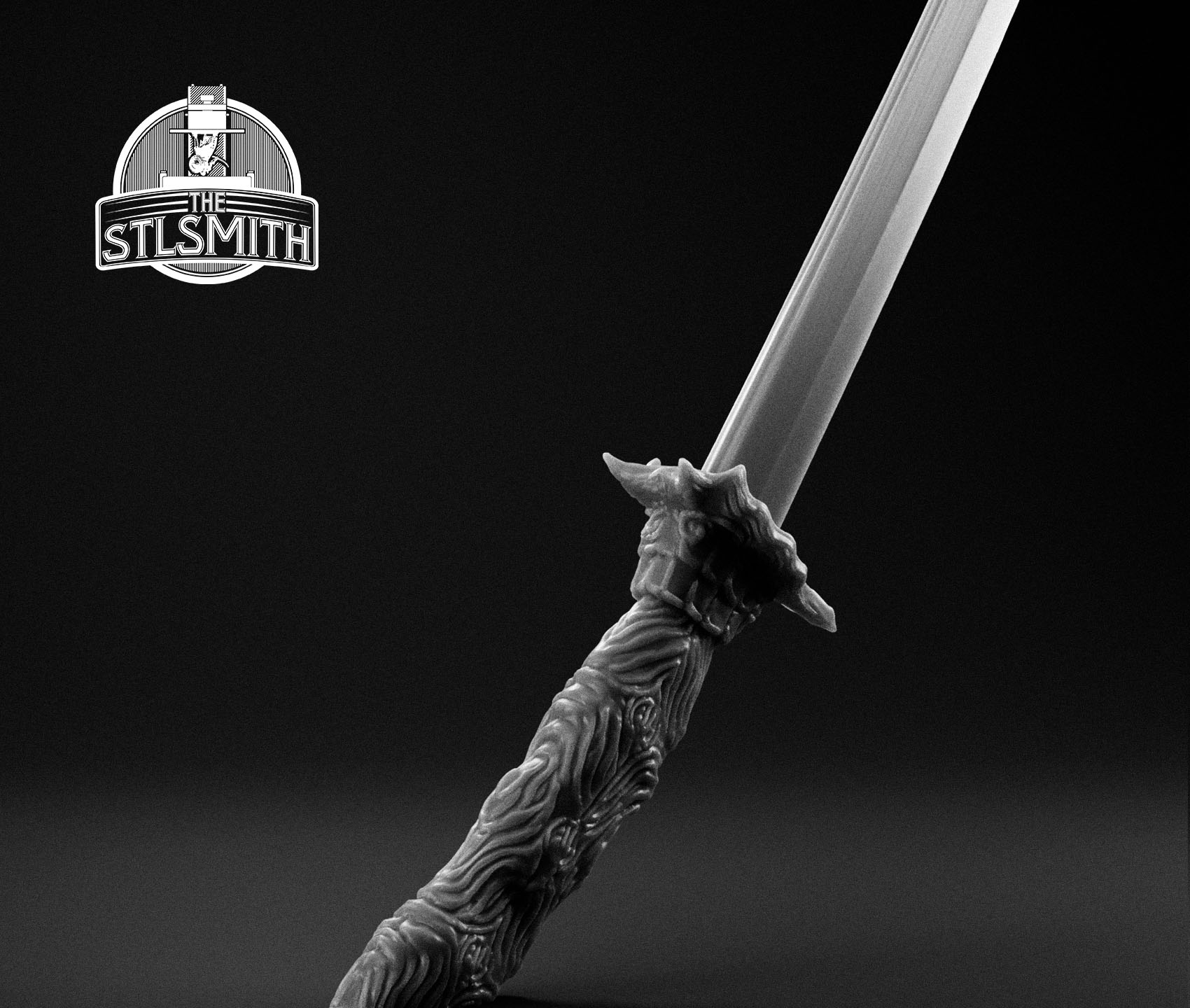 sword of night render bw 02 sword of night render bw 02