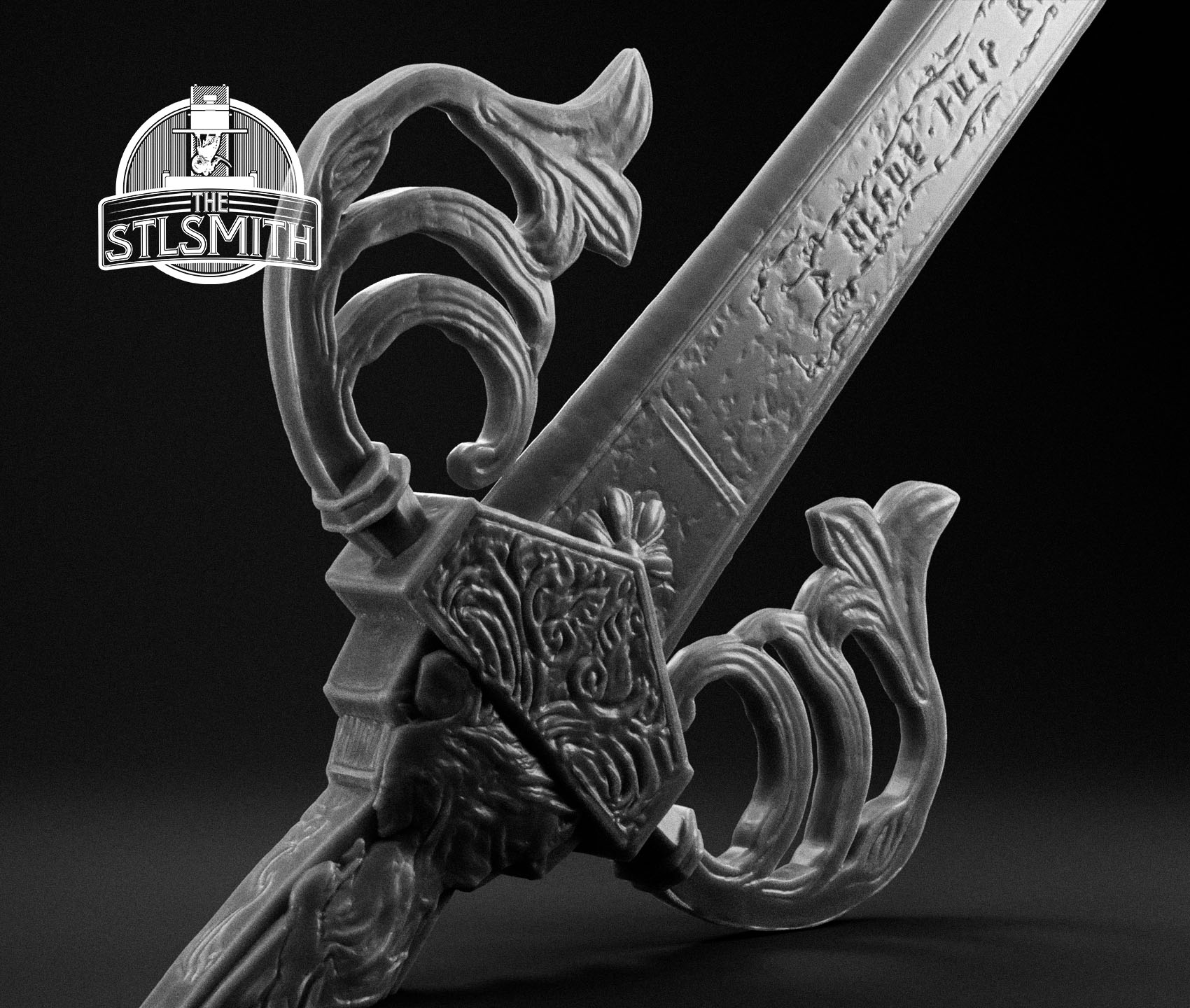 sword of st trina v2 render bw02 sword of st trina v2 render bw02