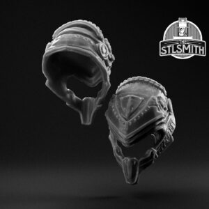 theron savage helmet render bw