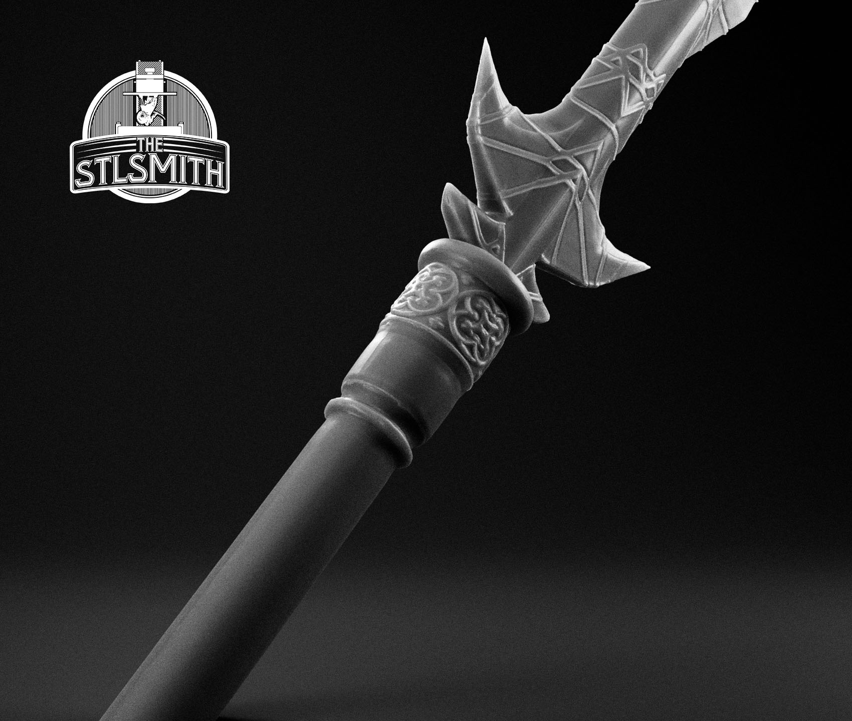 umpara's spear render bw 02 umpara's spear render bw 02