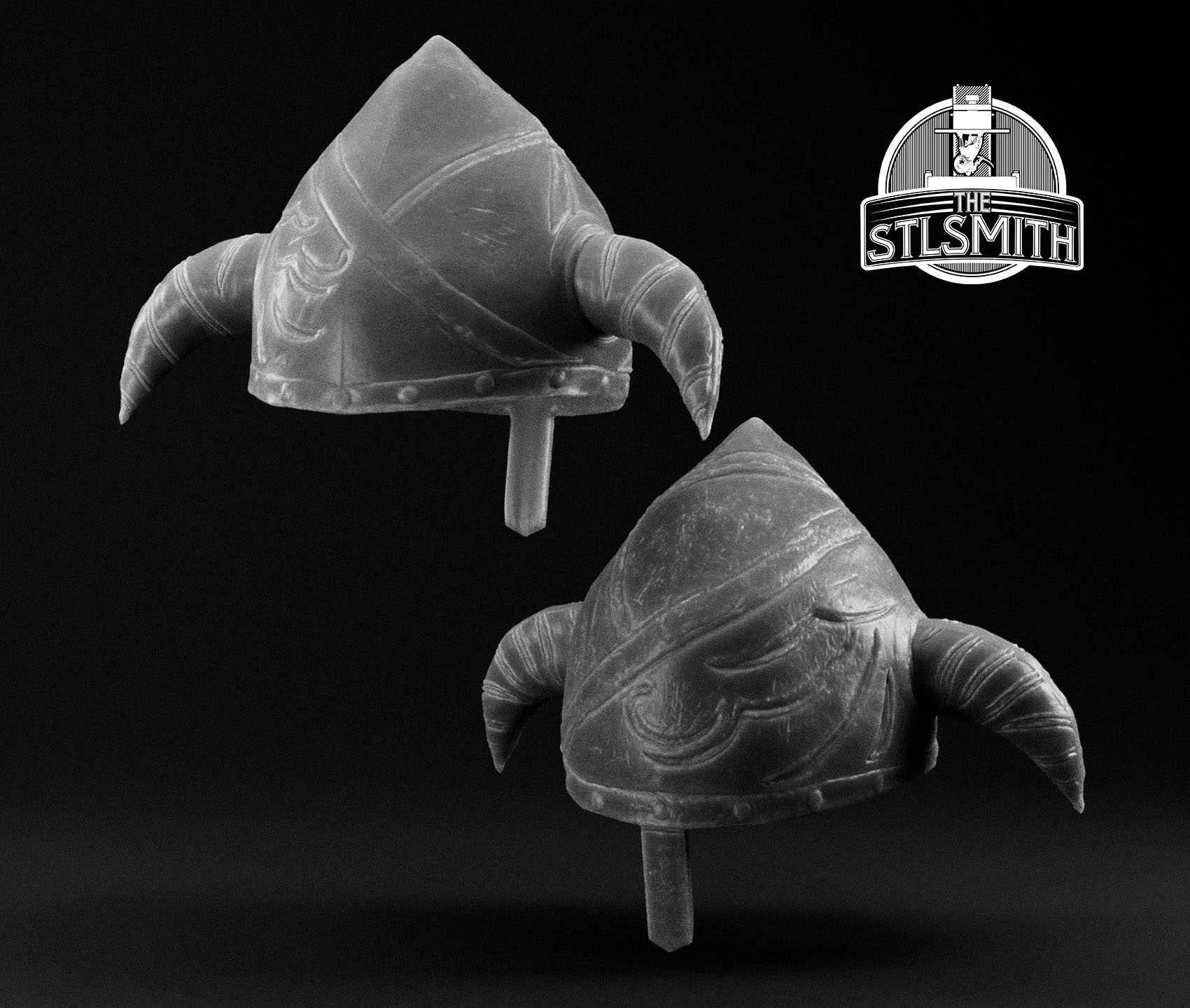 varangian helm render bw varangian helm render bw