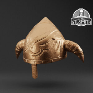 varangian helm render bronze