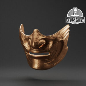 venerable spirit mask render bronze