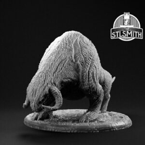 werebull render bw