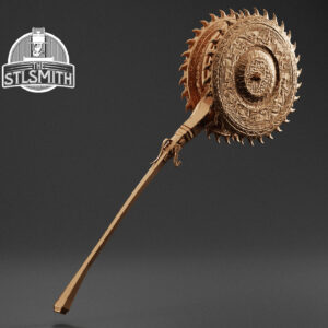 whirligig saw render bronze