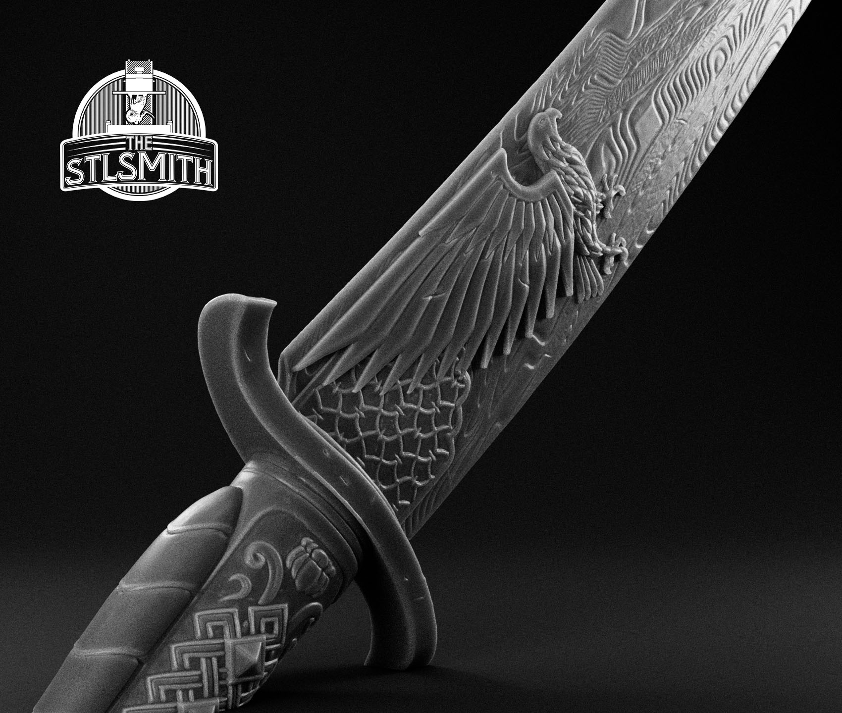 white scar combat knife render bw02 white scar combat knife render bw02