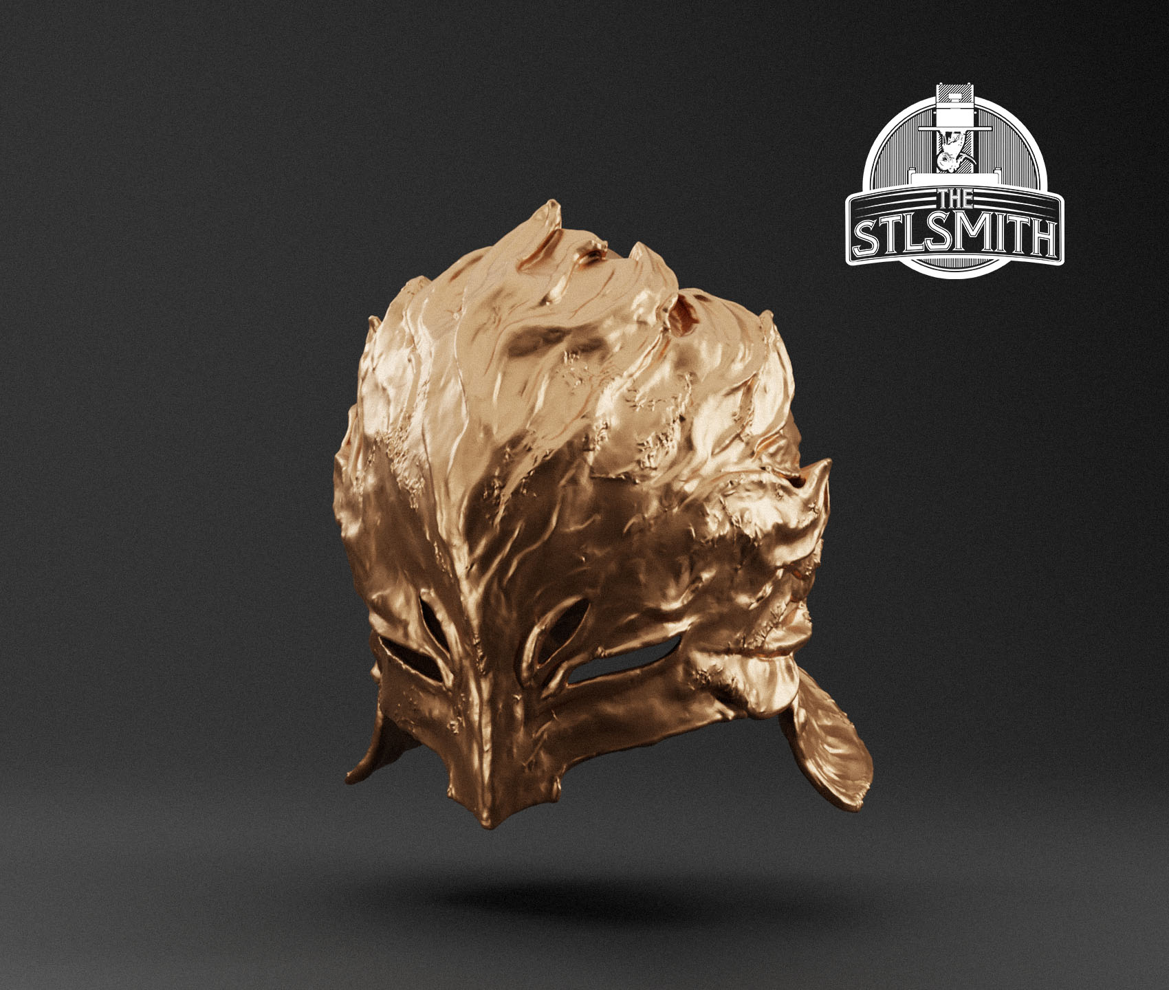 wise man's mask render bronze wise man's mask render bronze