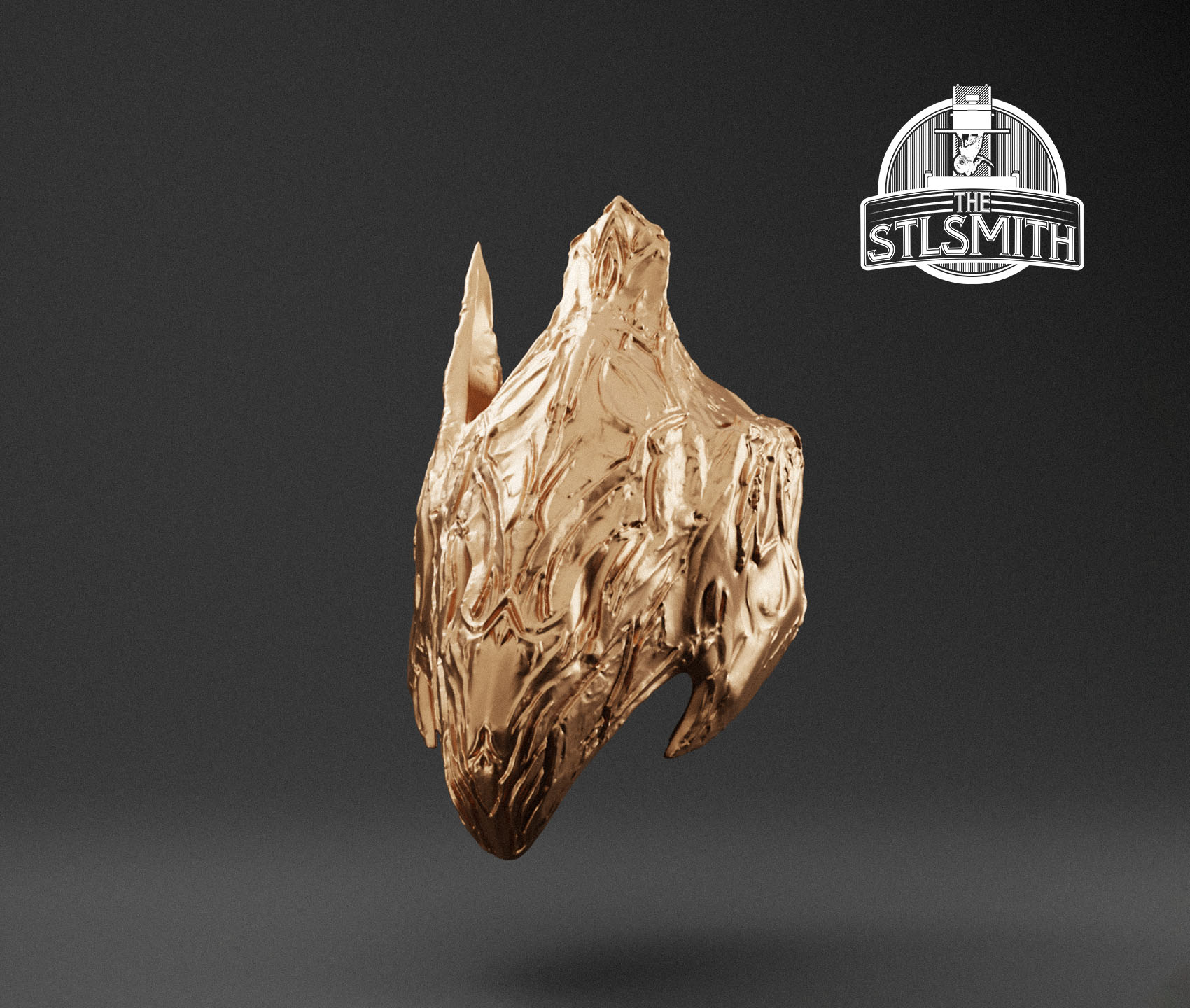 wolf knight helm render bronze wolf knight helm render bronze
