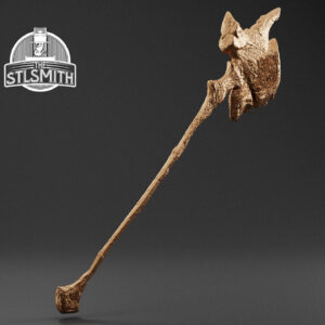 wrathful axe render bronze