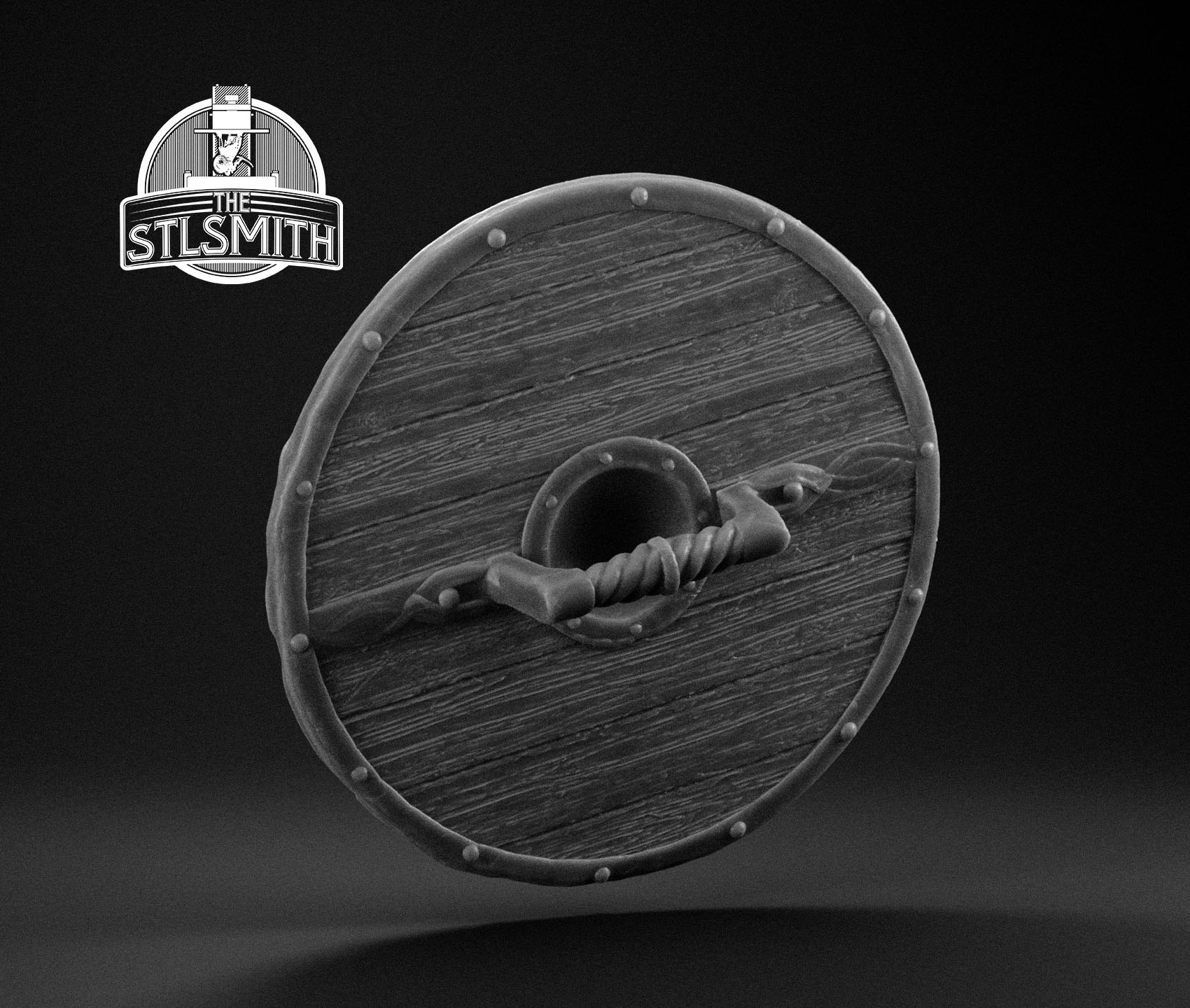 wylder's small shield render bw02 wylder's small shield render bw02